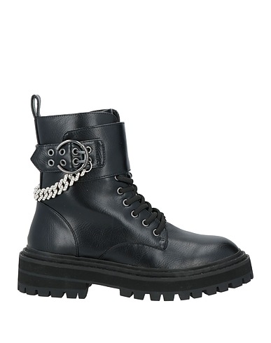 ACTITUDE by TWINSET Ankle boot Black Textile fibres