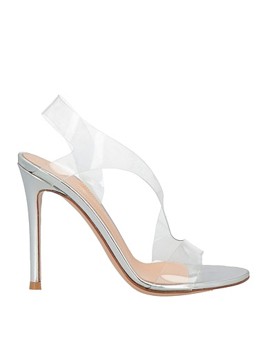 GIANVITO ROSSI Sandals Transparent PVC - Polyvinyl chloride