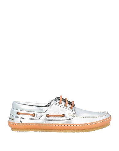 SAINT LAURENT Mocasín Plata Cuero