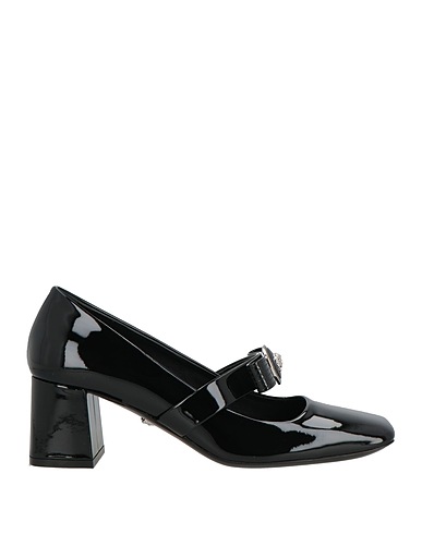 VERSACE Court Black Leather