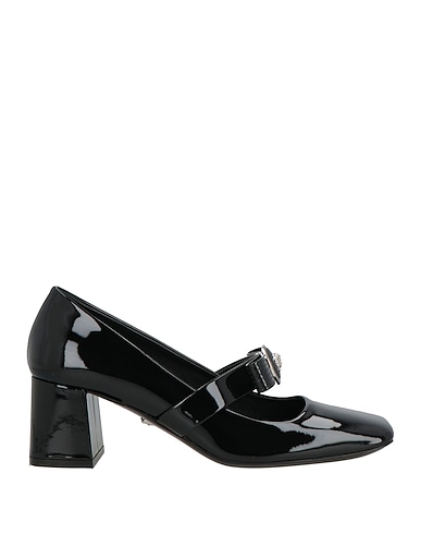 VERSACE Pump NERO Leather