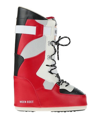 MOON BOOT Stivaletti Rosso Fibre tessili