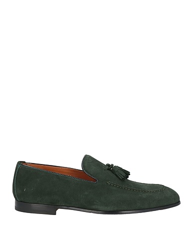 DOUCAL'S Loafers Dark green Leather