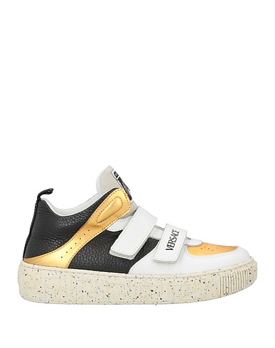 VERSACE YOUNG スニーカー ゴールド 革（なめし加工）