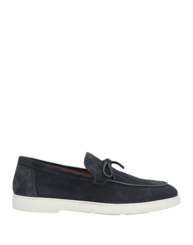 DOUCAL'S Loafers Navy blue Leather