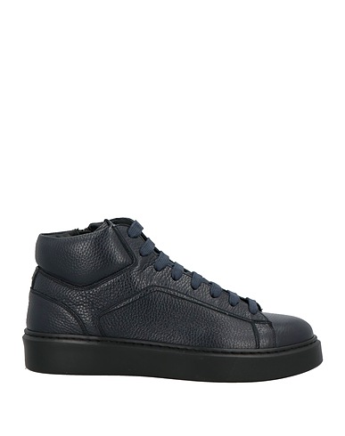 DOUCAL'S Sneakers Navy blue Leather