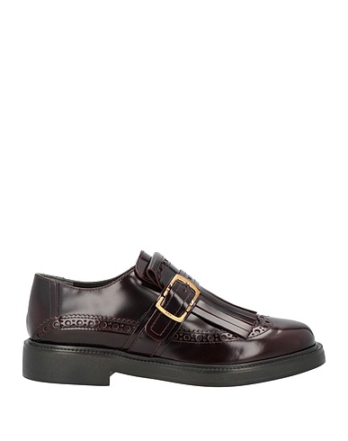 TOD'S Loafers Plum Leather