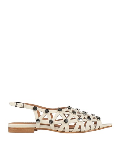 OVYÉ Sandals Off white Leather