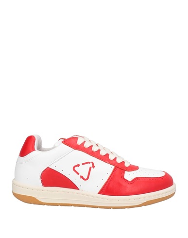 PÀP Sneakers Red Textile fibres, Leather