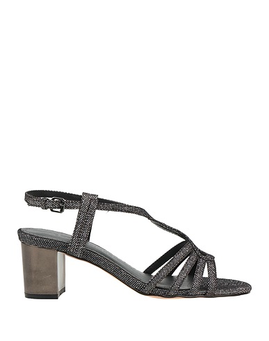 AQUARELLE Sandals Black Textile fibres