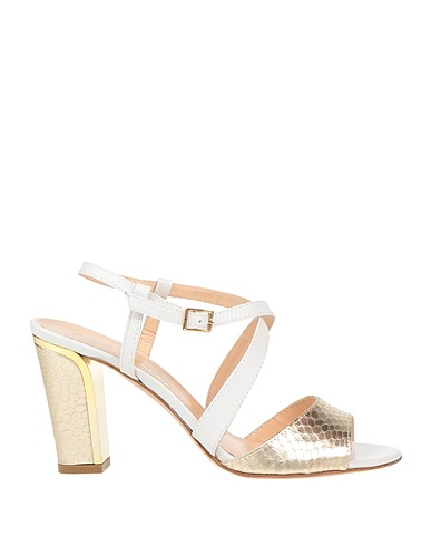 DE GRENELLE Sandals Gold Leather