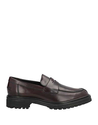 BRAWN'S Mocassino Bordeaux Pelle