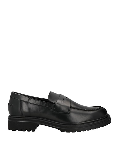BRAWN'S Loafers Black Leather