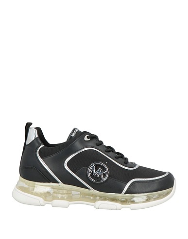 MICHAEL MICHAEL KORS Sneakers Black Leather, Textile fibers