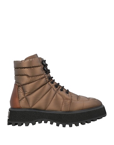 DOLCE&GABBANA Ankle boot Bronze 65% Polyester, 14% Lambskin, 14% Polyamide, 7% Polyurethane