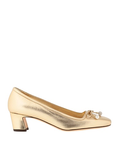 JIMMY CHOO Escarpins Or Cuir