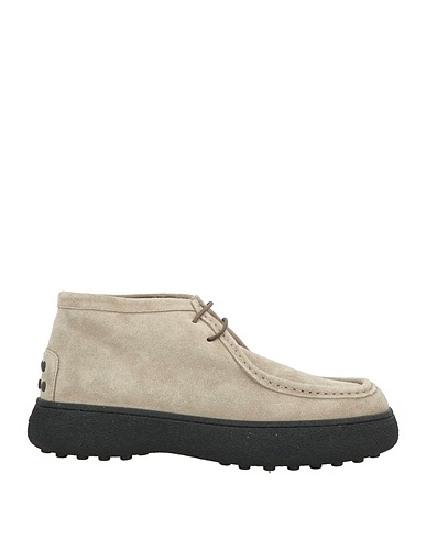 TOD'S Stiefelette Grau Leder