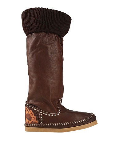 L' ARTIGIANO DI RICCIONE Bota Cuero, Fibras textiles