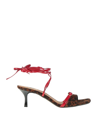 OVYÉ Sandals Dark brown Leather