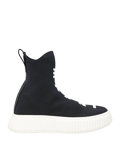 MARNI Sneakers Black Textile fibres, Leather