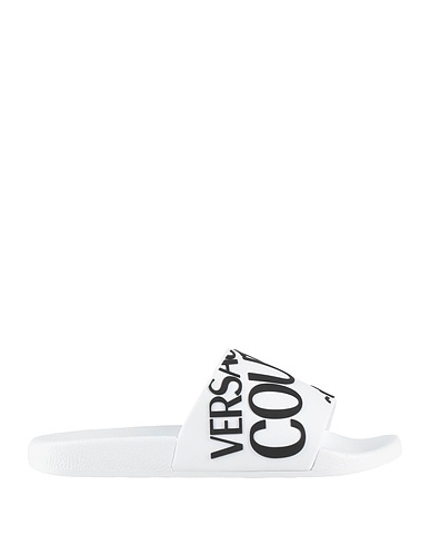 VERSACE JEANS COUTURE Sandals White Rubber