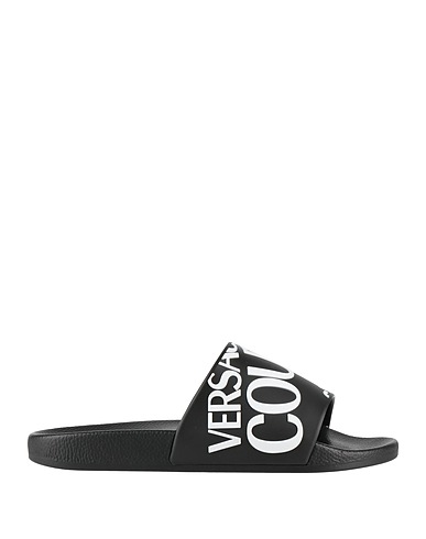 VERSACE JEANS COUTURE Sandals Black Rubber