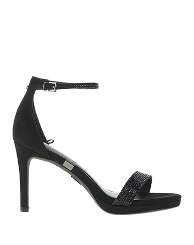 BUFFALO Sandals Black Leather