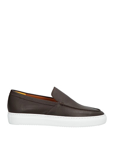 DOUCAL'S Loafers Dark brown Leather