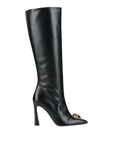 VERSACE Boots Black Leather