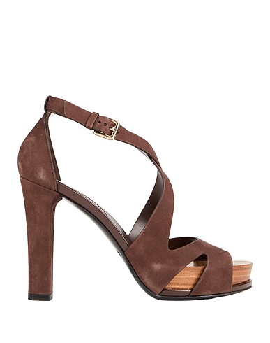 TOD'S Sandals Chocolate brown Leather