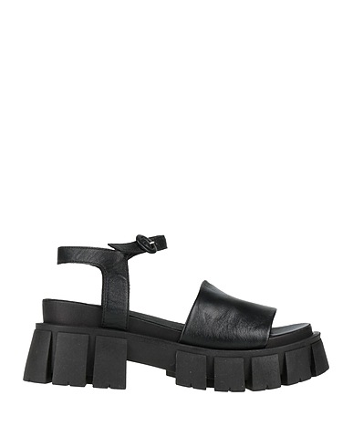 MJUS Sandals Black Leather
