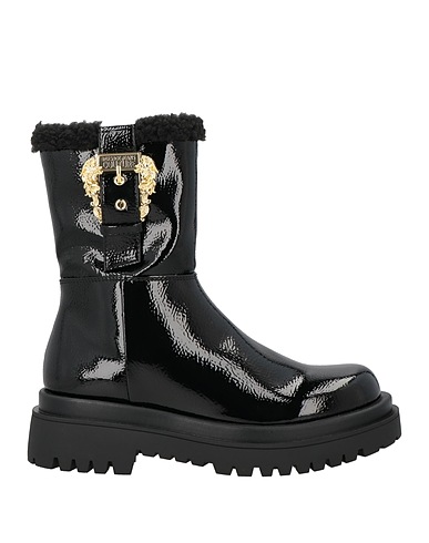 VERSACE JEANS COUTURE Ankle boot Black Polyurethane