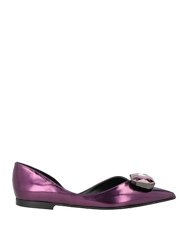 OVYÉ Ballerinas Violett Gewebefasern