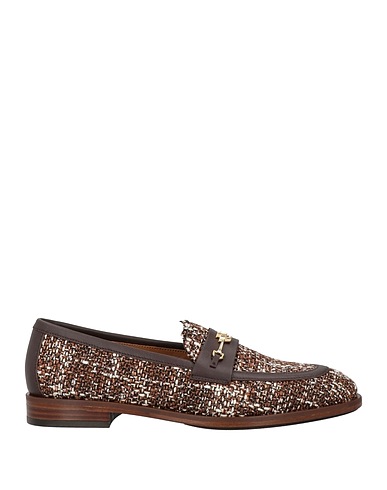 FRAU Loafers Chocolate brown Textile fibres