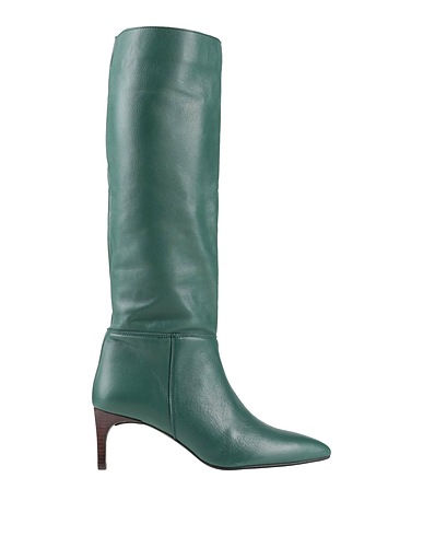 XANDRES Boots Dark green Leather