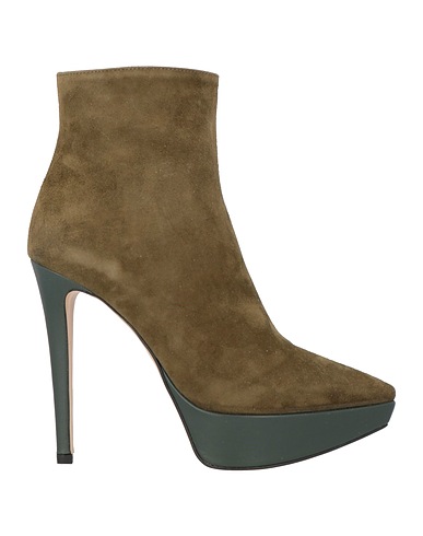 OVYÉ Stivaletti Verde militare Pelle