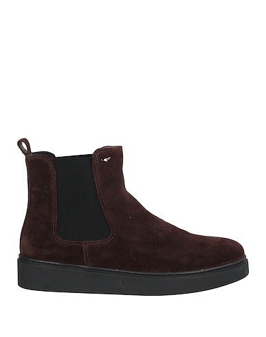 ALBERTO GUARDIANI Ankle boot Leather, Textile fibres