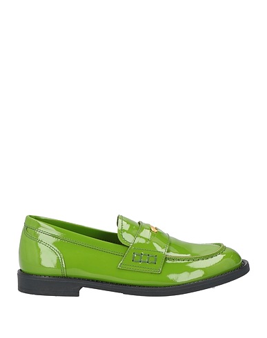 OVYÉ Loafers Green Leather