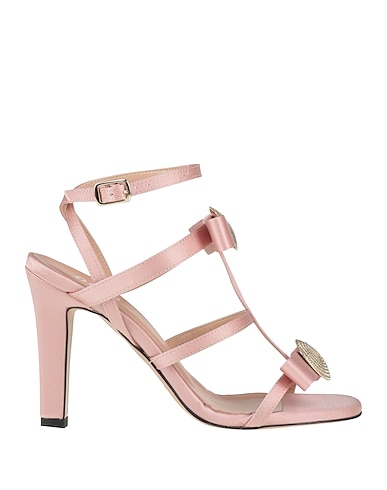 OVYÉ Sandals Light pink Textile fibers