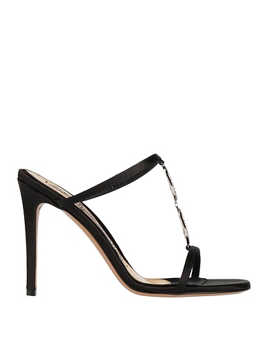 ALEXANDRE VAUTHIER Sandals Black Textile fibers
