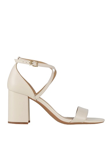 MICHAEL MICHAEL KORS Sandals Cream 100% Cow leather