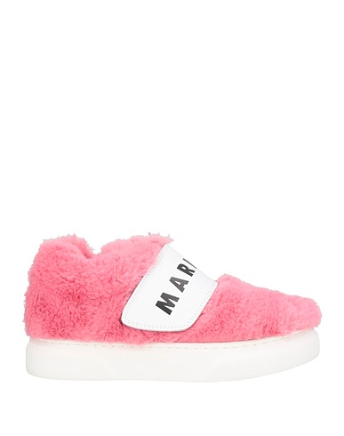 MARNI Sneakers Rosa Leder, Gewebefasern