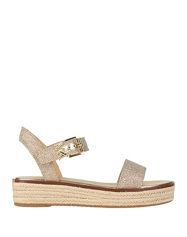 MICHAEL MICHAEL KORS Espadrilles Gold Textile fibres