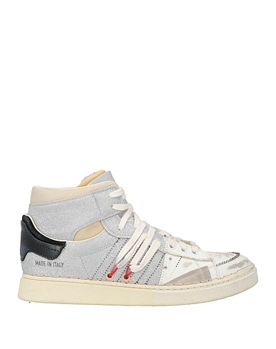 HIDNANDER Sneakers ARCHETYPAL White Leather, Textile fibers