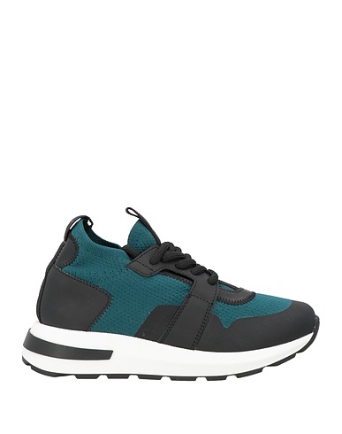 MARNI Sneakers Deep teal Textile fibres, Leather