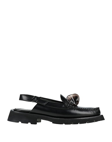 CECILIE BAHNSEN x HEREU Mocassino Nero Pelle