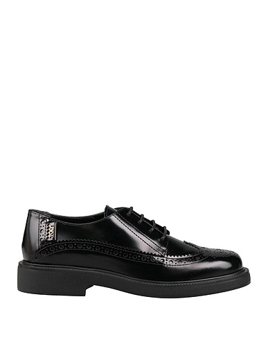 TOD'S Laced shoes Black Leather