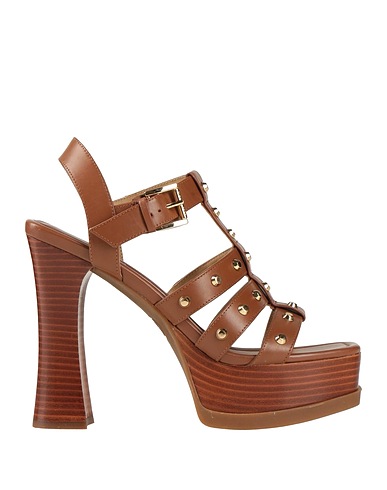 MICHAEL MICHAEL KORS Sandalen Braun Rindsleder, Schafleder