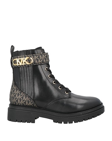 MICHAEL MICHAEL KORS Ankle boot Black Cow leather, Polyester