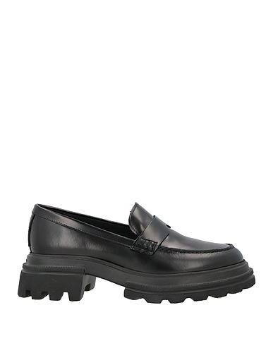 HOGAN Loafers Black Leather